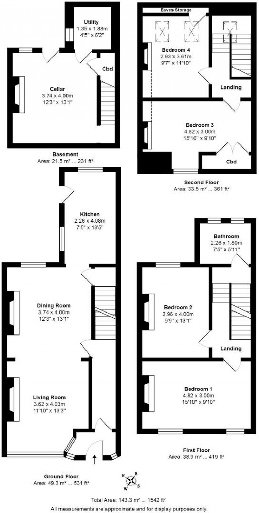 Floorplans For West Lea Avenue, Harrogate