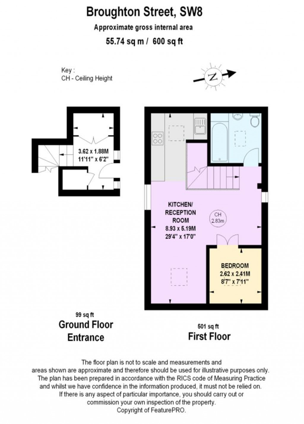 Floorplans For Broughton Street, London