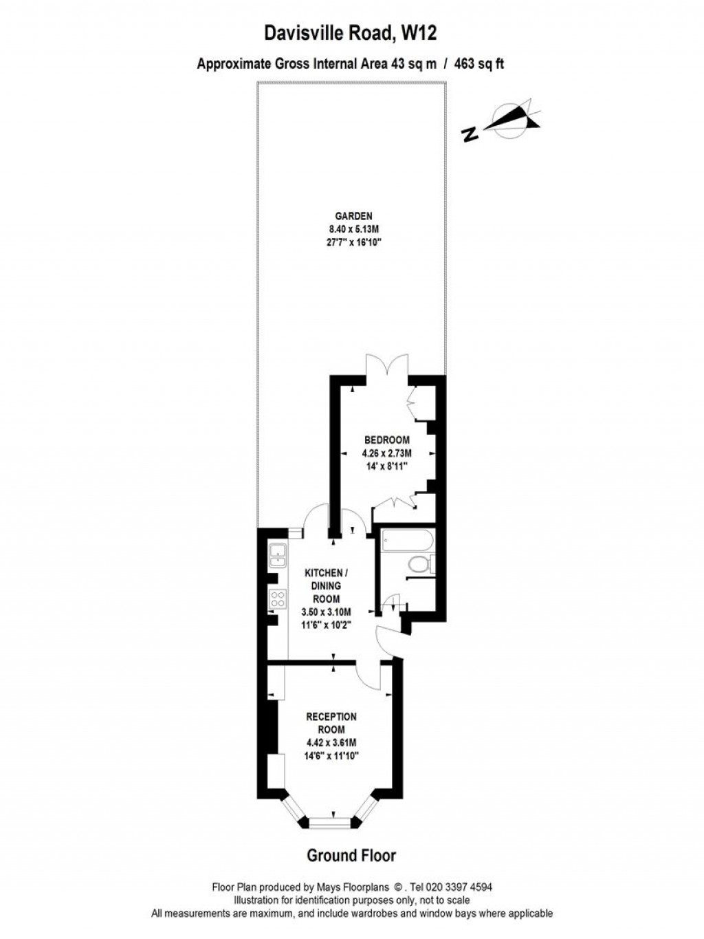 Floorplans For Davisville Road, London