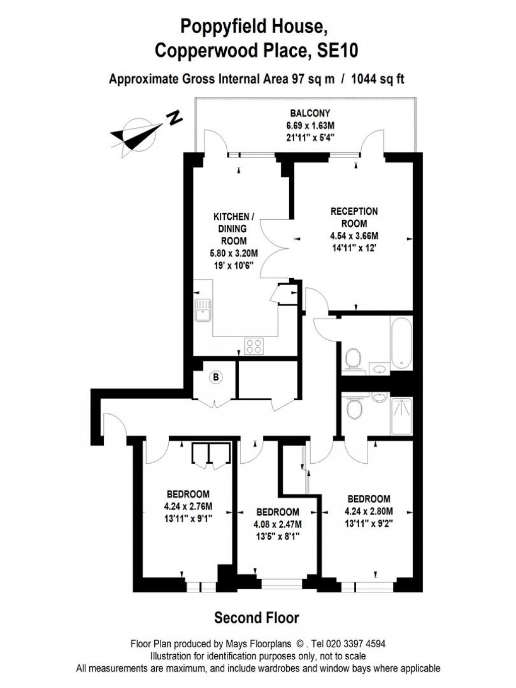 Floorplans For Copperwood Place, London