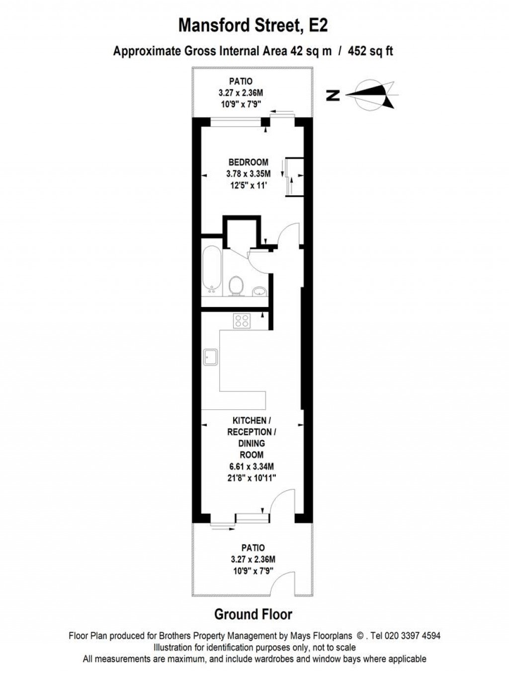 Floorplans For Mansford Street, London
