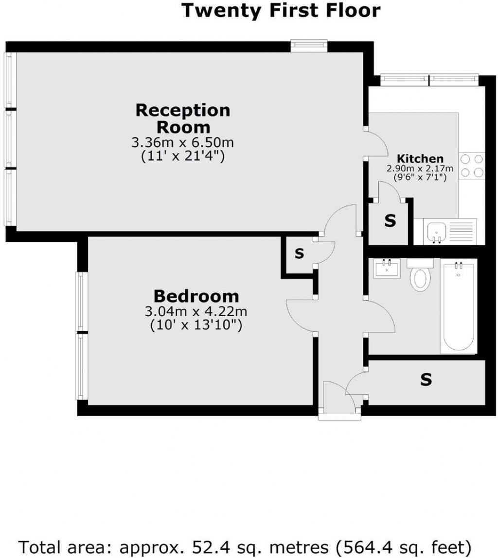 Floorplans For Glyndon Road, London