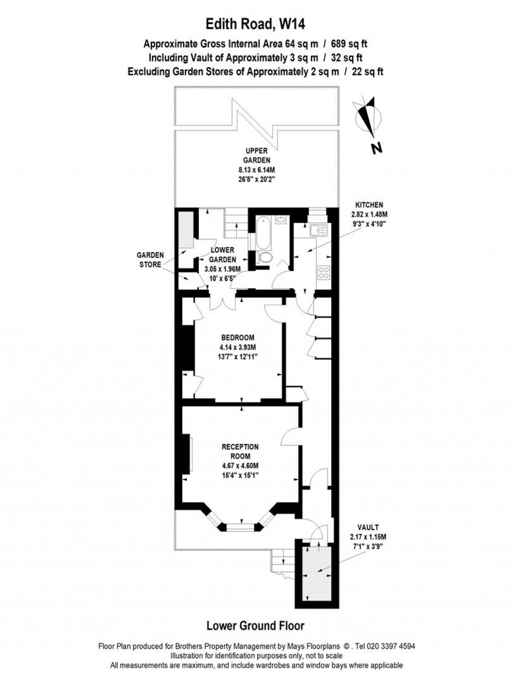 Floorplans For Edith Road, London