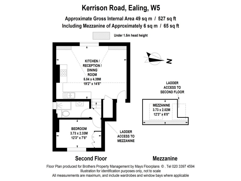 Floorplans For Kerrison Road, London