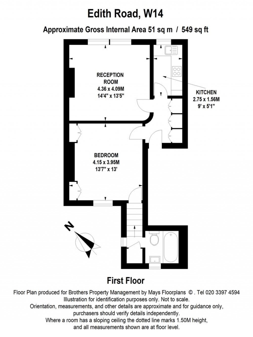 Floorplans For Edith Road, London