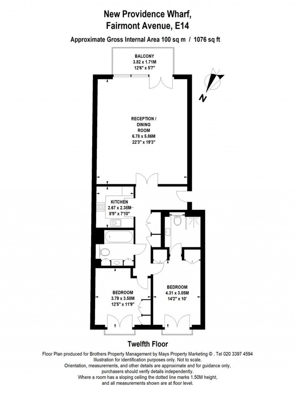 Floorplans For New Providence Wharf, London