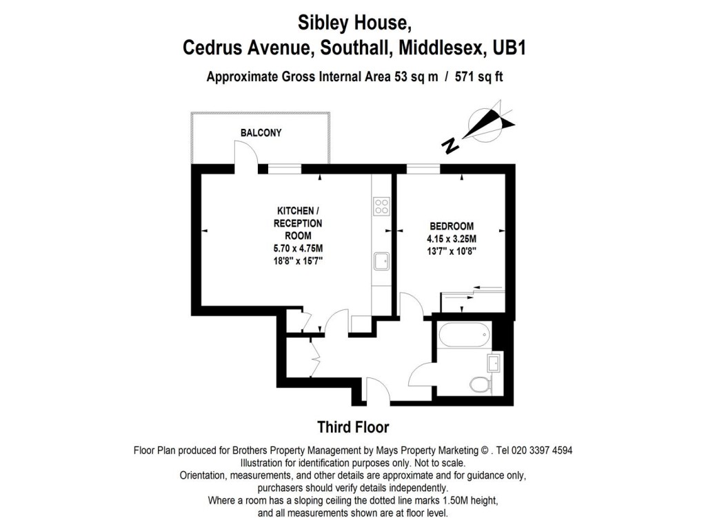 Floorplans For Cedrus Avenue, Southall