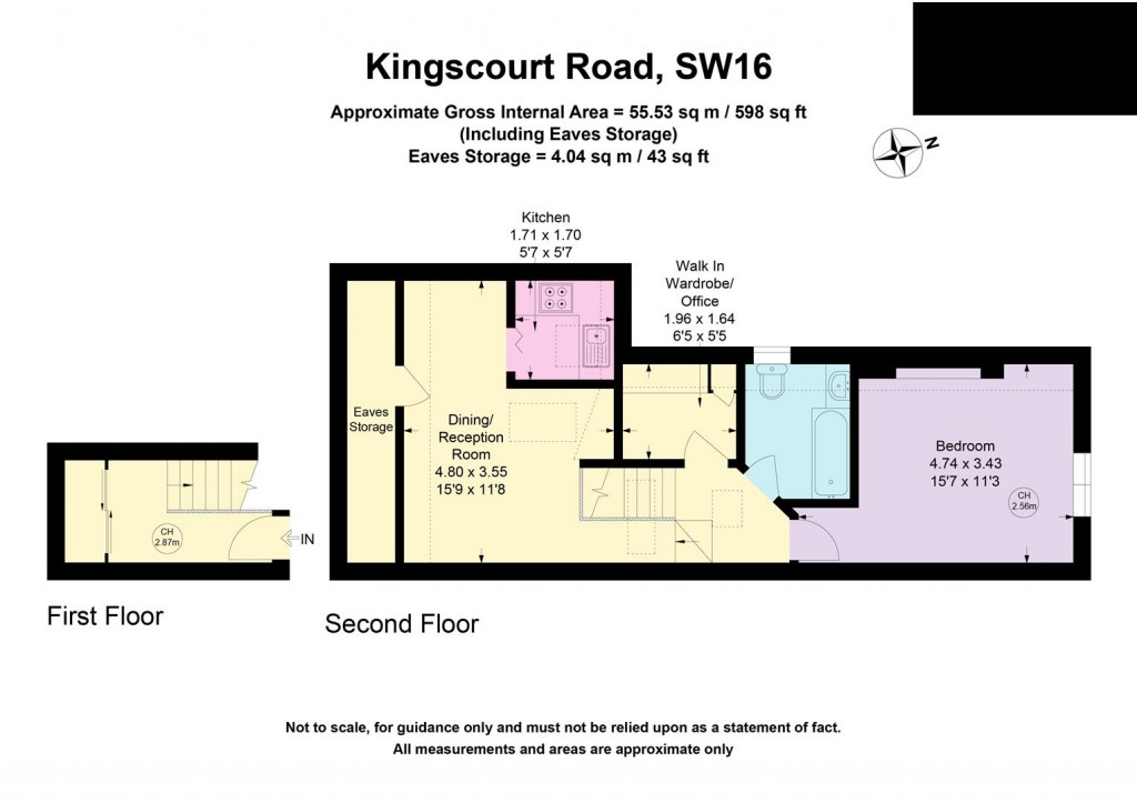 Floorplans For Kingscourt Road, London