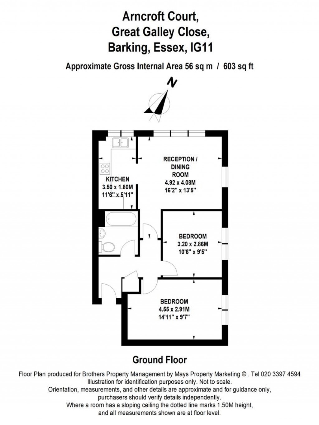 Floorplans For Arncroft Court, Great Galley Close, Barking